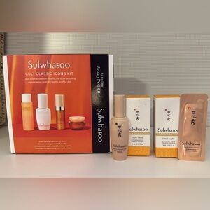 Sulwhasoo Skincare Serum & Face Oil Set - Orange and White